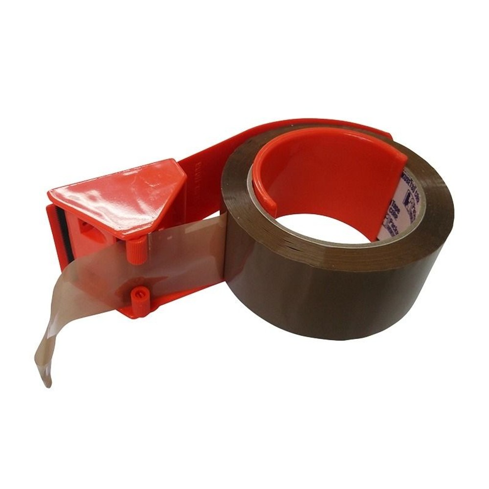 キラックス テープカッター　クラフト＆OPP用, レッド, 幅21.8&times;奥行6.5&times;高さ5.5cm