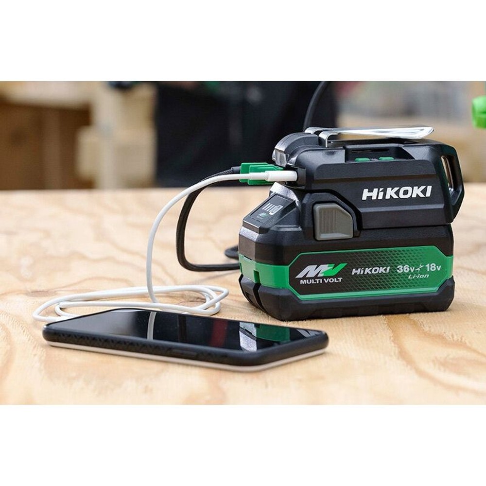 HiKOKI　ＵＳＢ対応充電器ＵＣ１８ＤＡ（ＮＭ）, ブラック, UC18DA(NM)