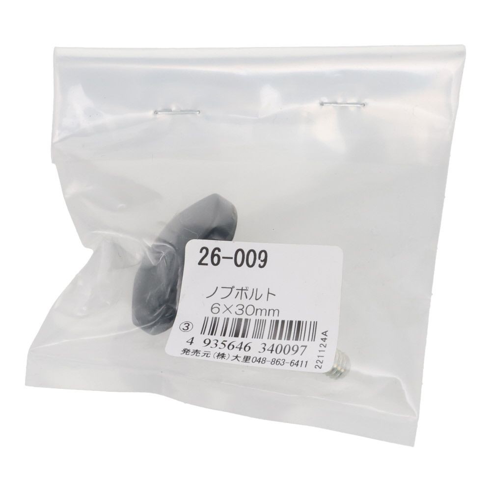 ＯＨＳＡＴＯ　ノブボルト　Ｍ６&times;３０, ノブボルト, 6&times;30mm