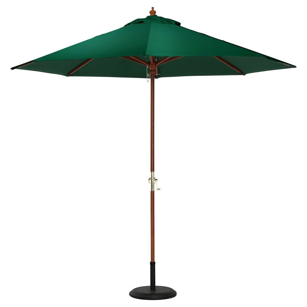 不二貿易  木製パラソル　270ｃｍ, ブラウン, 直径約2.5m
