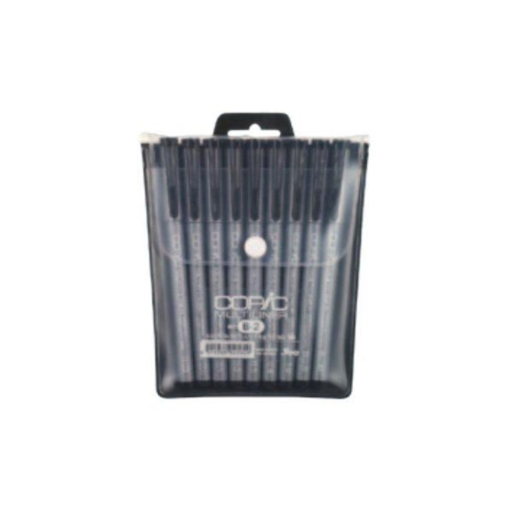 コピック マルチライナーセット B-2セット ブラック7種類+BS+BM,  B-2セット ブラック7種類, コピック マルチライナーセット