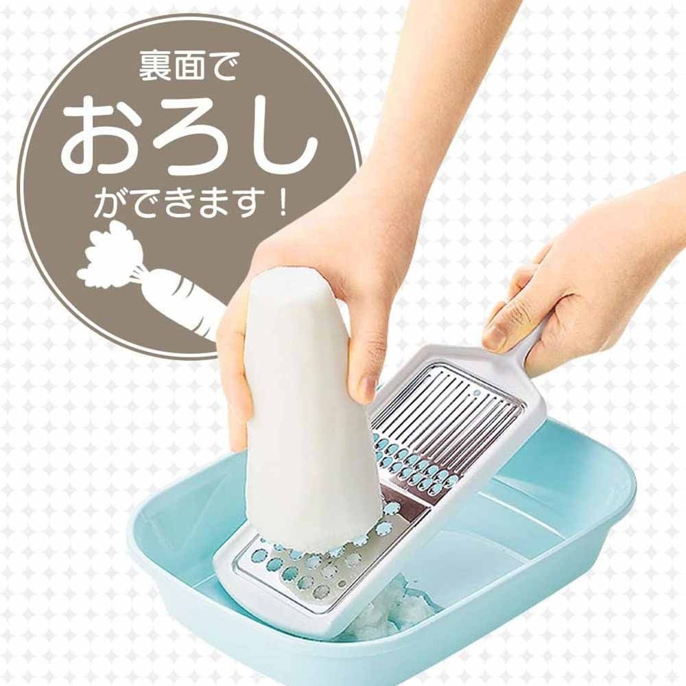 下村工業 フルベジ 千切り おろし FV-656, ホワイト, FV-656