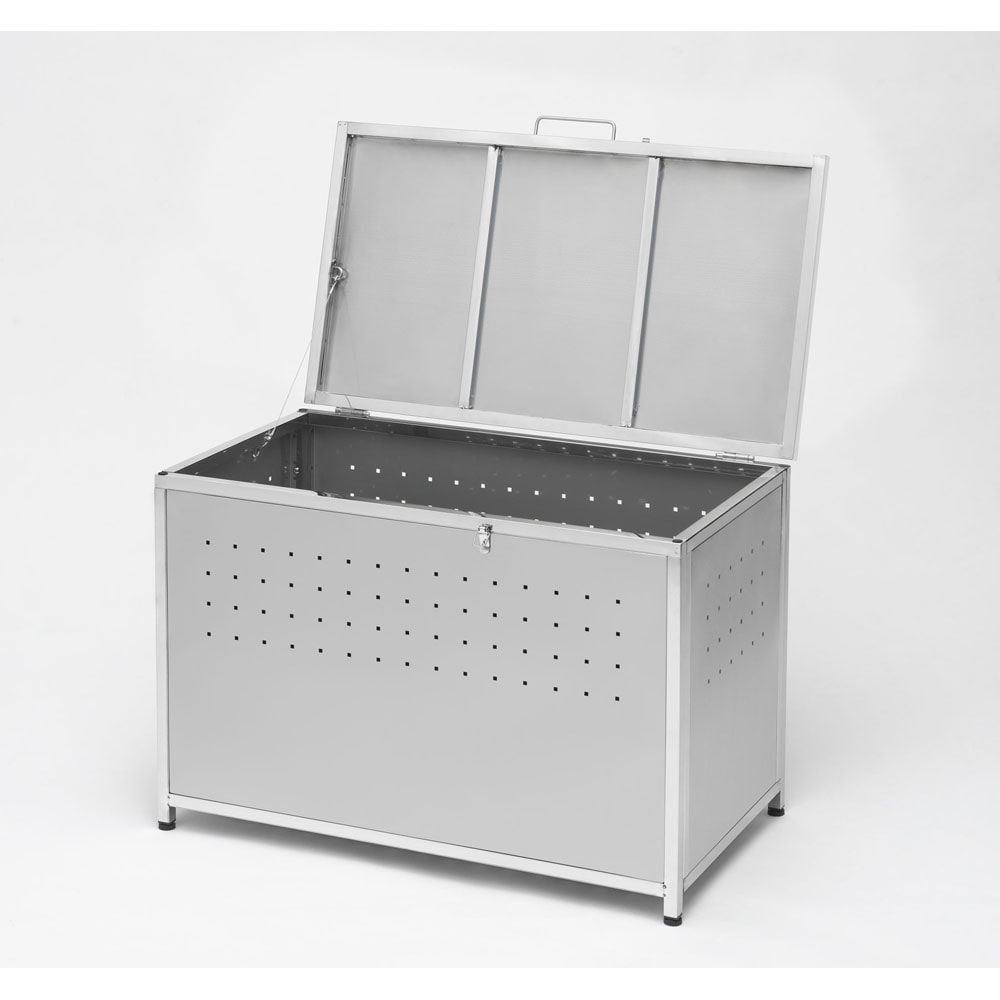 ステンレスごみ保管庫  組立式【メーカー直送・代引不可】, ステン（60）, 60cm幅