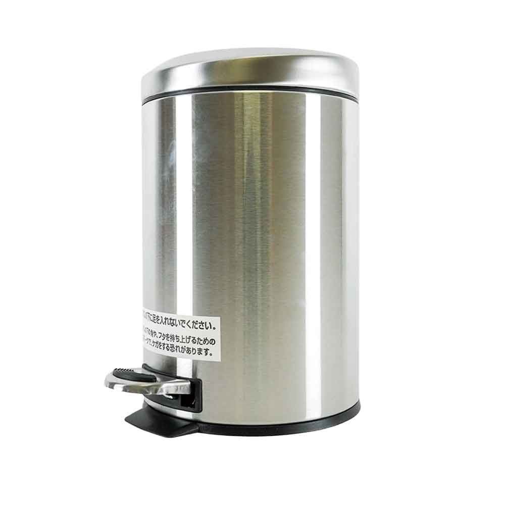 ステンレスペダルペール, シルバー（5.0L）, 5.0L