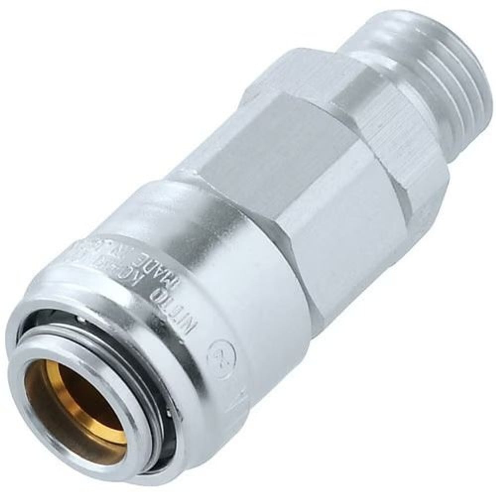 日東工器 スーパーカプラ ソケット 02SMF, シルバー, 02SMF