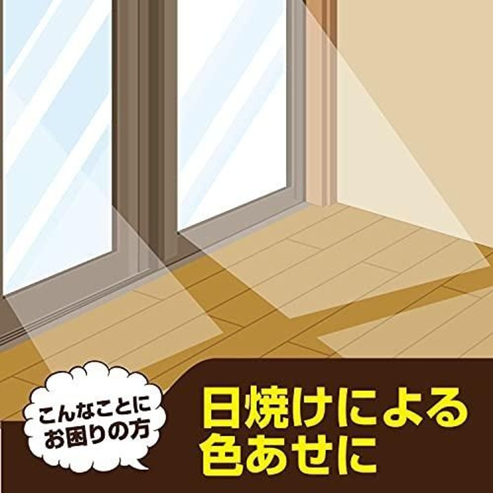 リンレイ 床の手なおし 色つや復元コート ウッディイエロー 500mL, ウッディイエロー系, 500ml