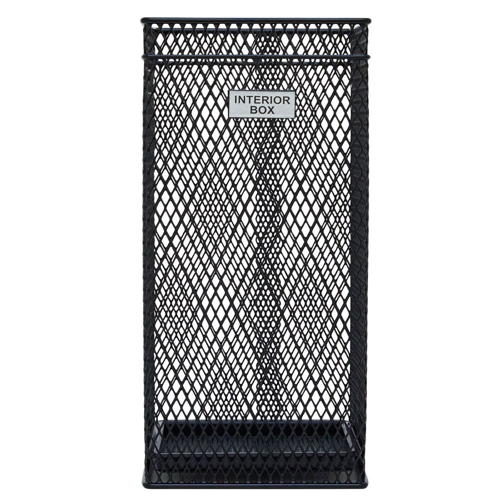 メッシュ傘立て　角型　ブラック, ブラック, 角型