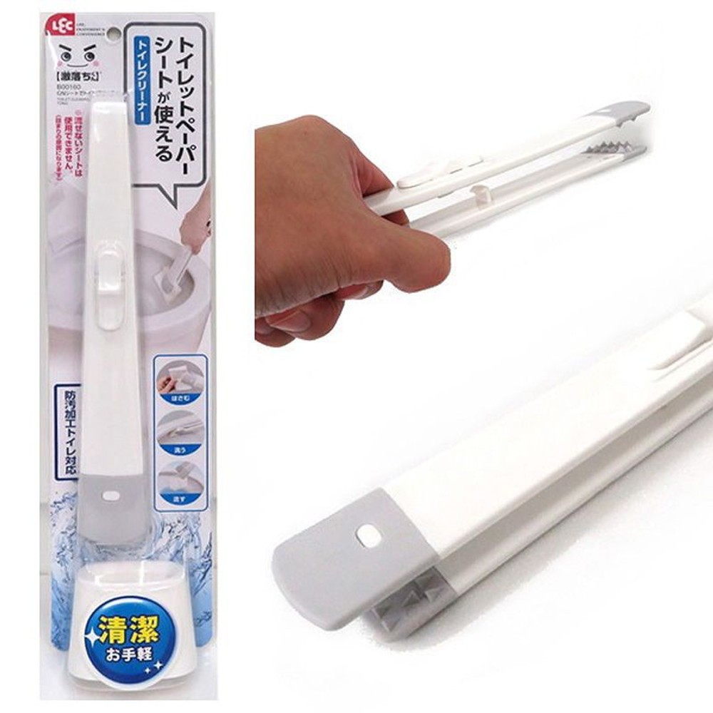 レック　激落ちシートでトイレクリーナー, ホワイト, トング仕様
