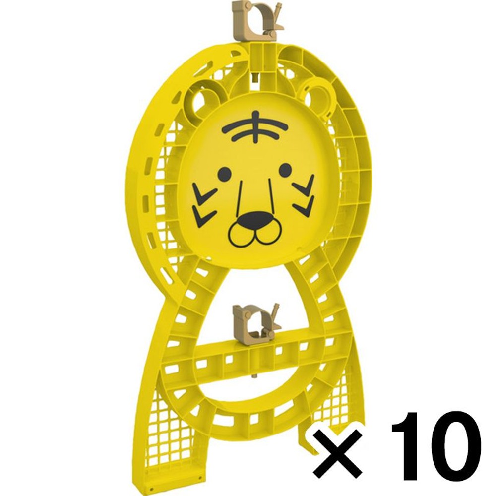 サンコー セーフティースタンド　トラ &times;10個セット【メーカー直送・代引不可】【法人限定】, トラ, 10P