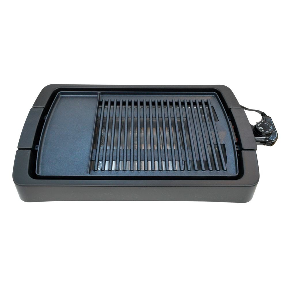 WIZ'A ウィザ　油と煙を減らせるグリルプレート, 黒, 1個入り