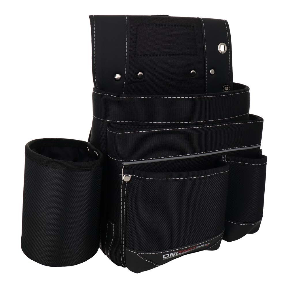 DBLTACT 腰袋　2段（225mm/190mm）DT-31-BK, ブラック, DT-31-BK