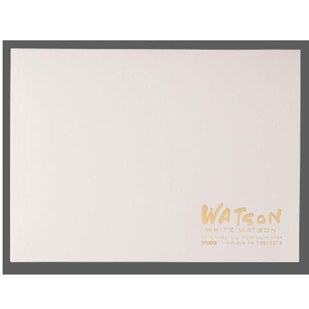 ミューズ ホワイトワトソンブロック HW-306 超特厚口 300g [F6] （15枚）, WHワトソンブロックHW-306, 超特厚口300g[F6]15枚