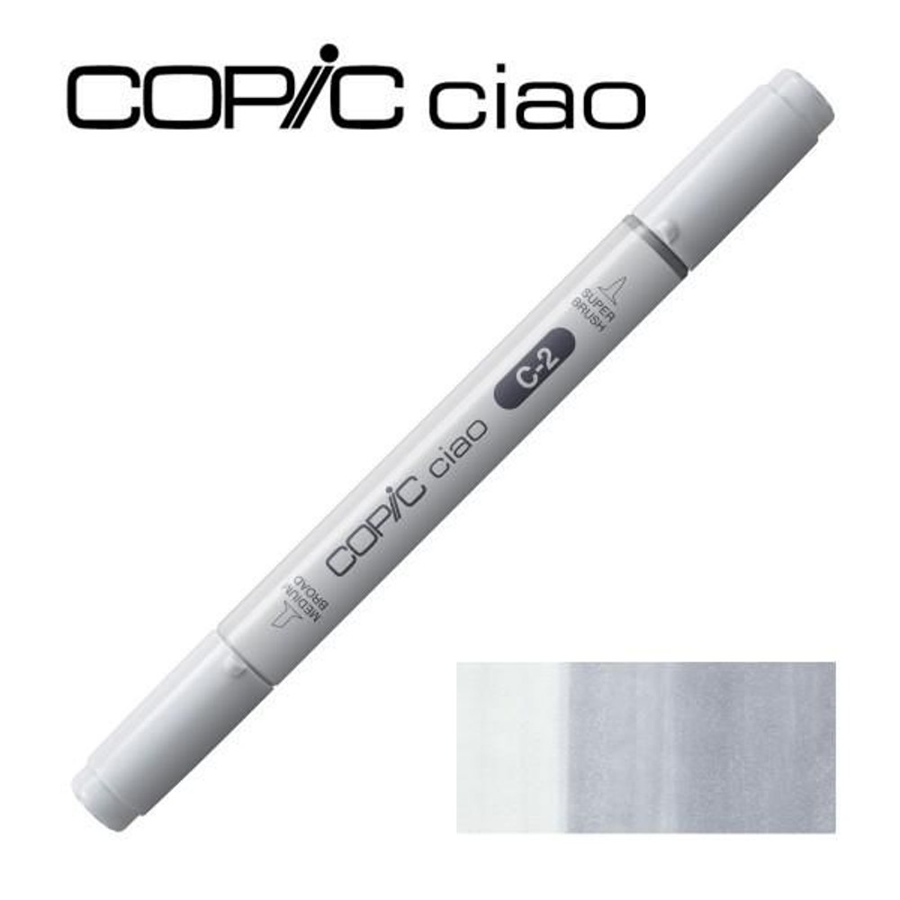 コピックチャオ C-2 クールグレイ No.2,  C-2 クールグレイ, チャオ