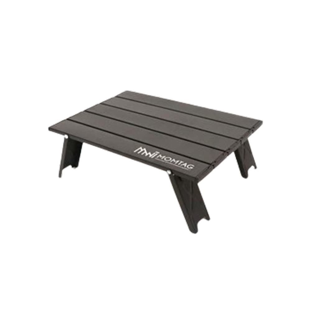 MOMTAG アルミ製ロール式テーブル　HDL-0432, ブラック, （約）幅396&times;奥行50&times;高さ80mm