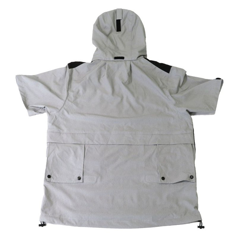 【Mdware削除】【数量限定】【値下げ】破れにくい生地を使った空調ウェア　半袖　グレー, グレー（S), Sサイズ