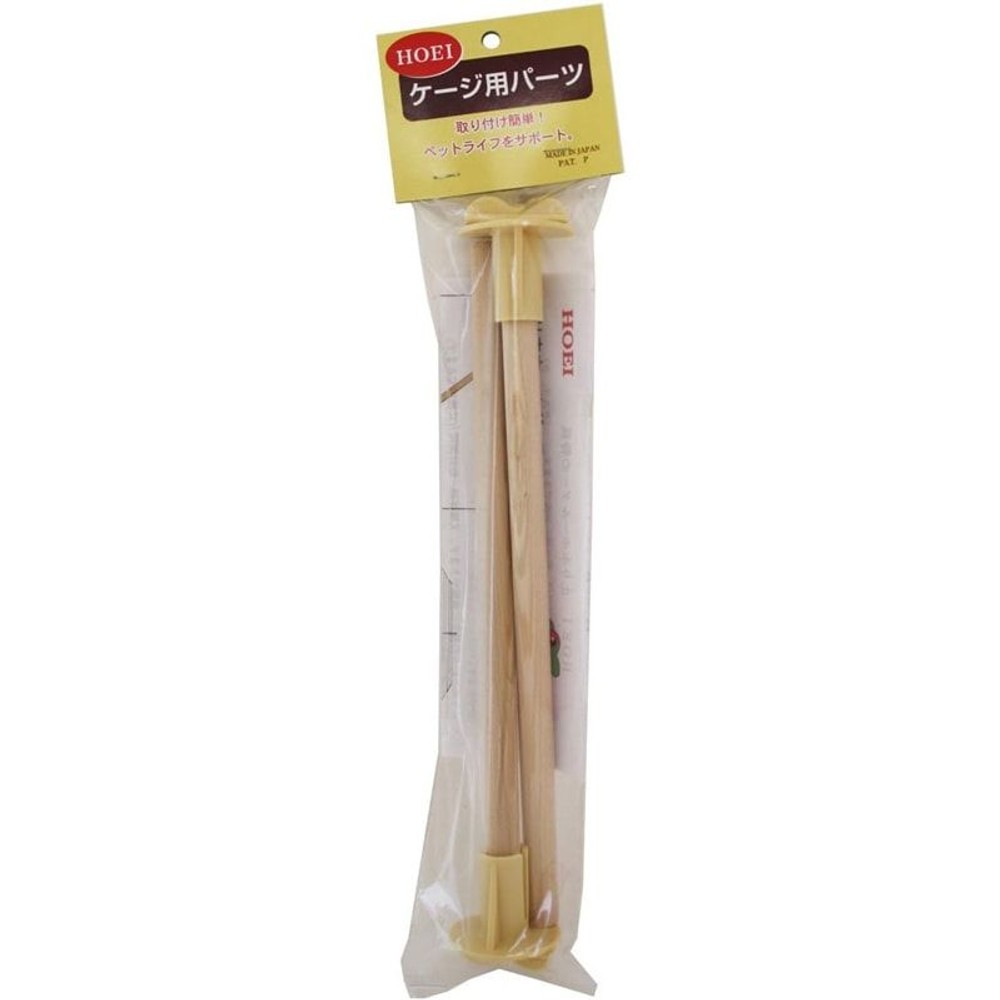 HOEI　止まり木ホルーダー, 木目（180）, 180mm