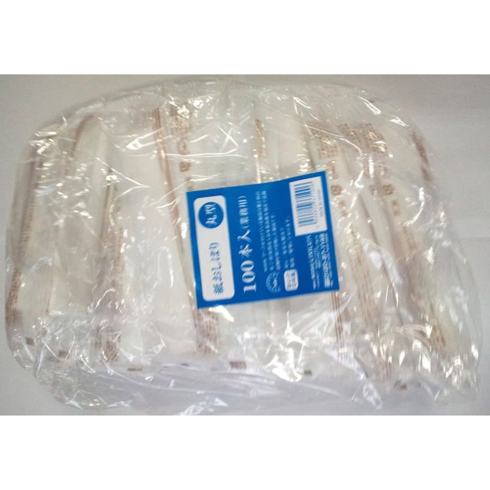 たっぷり使える紙おしぼり丸型　100本入, ホワイト, 100本入