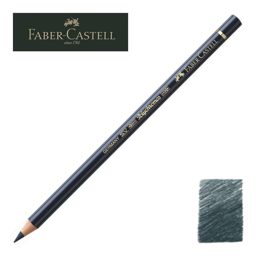 ファーバーカステル ポリクロモス色鉛筆・単色 157 （ダークインディゴ） 110157, 157 ダークインディゴ, 単色 157