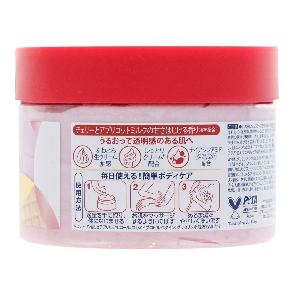 ダヴ　ふわとろクリーミースクラブ　チェリー＆アプリコット　２９８ｇ, チェリー＆アプリコット, 298g