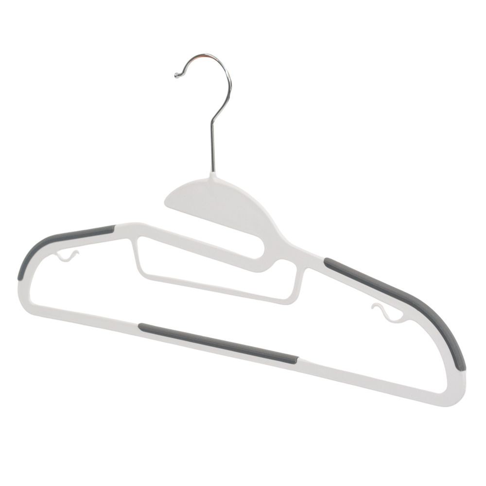 ウィザ　WIZ'A 滑り止め付きプラスチックハンガー　42ｃｍ 24本組, 滑り止め付, 24本入