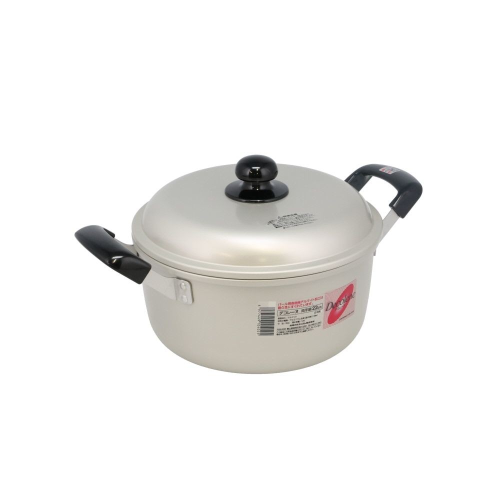 Ａデコレーヌ　両手鍋, シルバー18cm, 18cm