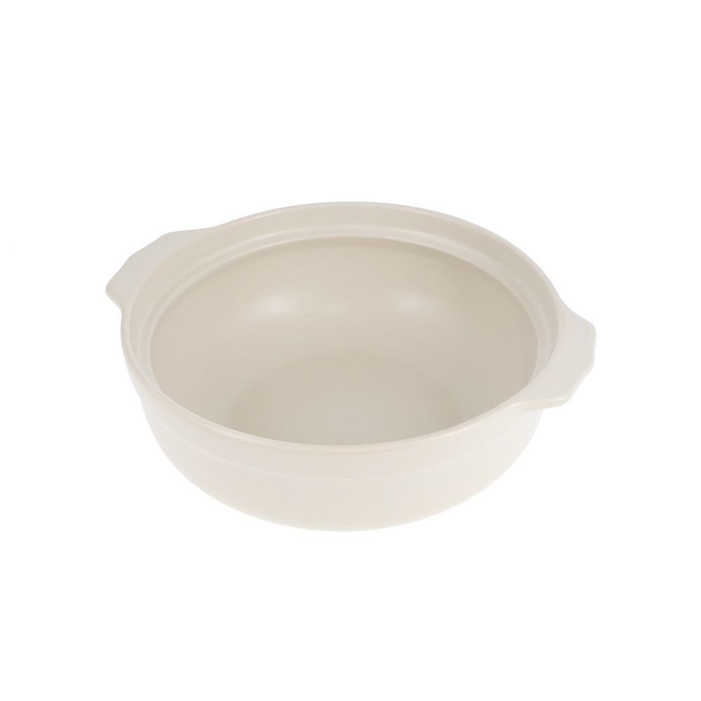 ガス火用土鍋　アイボリー　8号, アイボリー, 8号