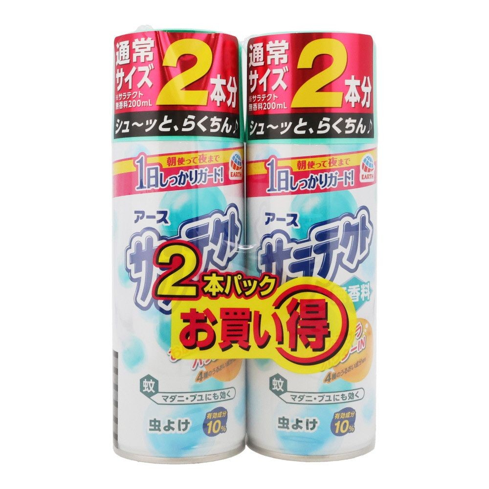 アース　サラテクト無香料　大型　４００ｍｌ&times;２本パック, 無香料, 400ml&times;2本