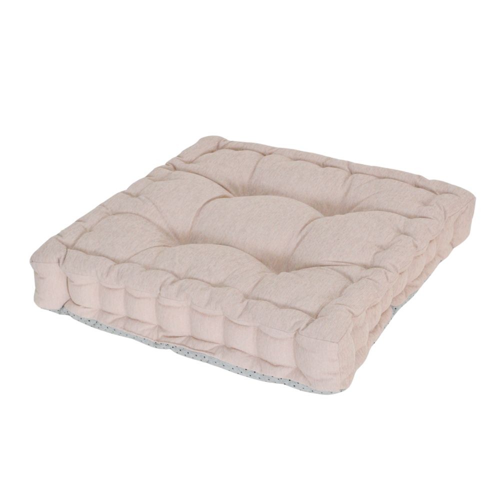 ウイザ WIZ'A マチ付きリビングクッション　リーネア, ベージュ, 55&times;55cm