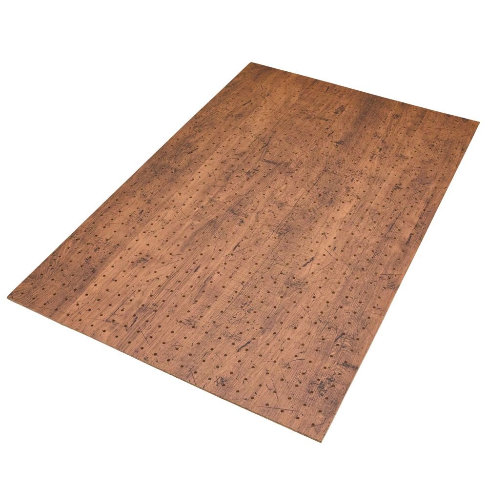 カットシャビー有孔ＬＢ　約幅５９０ｍｍ ５．５ｍｍ厚, ログブラウン幅590(890), 長さ890mm