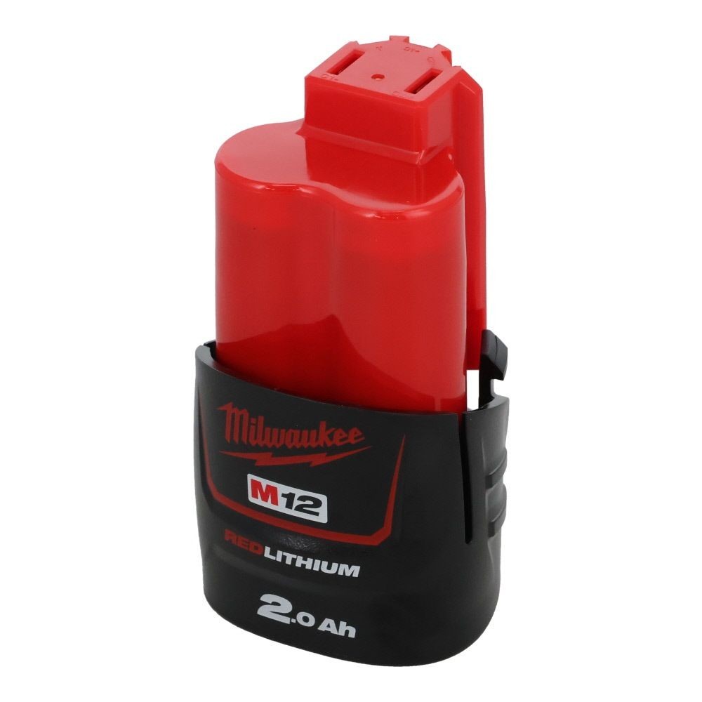 Milwaukee M12 2.0Ah バッテリー, 2.0Ah, 12V