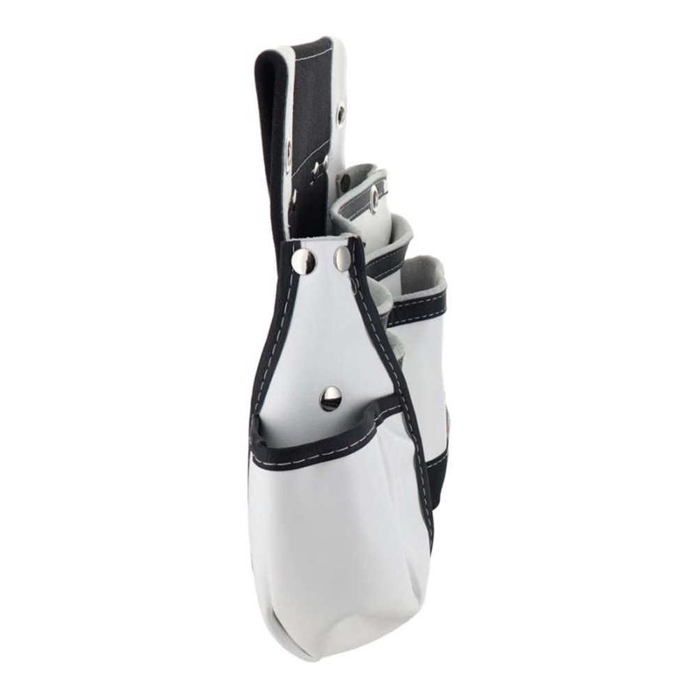 DBLTACT 本革卓越　釘袋　2段　墨ツボケース付　DTL-11, ホワイト, 2段 墨坪ケース付