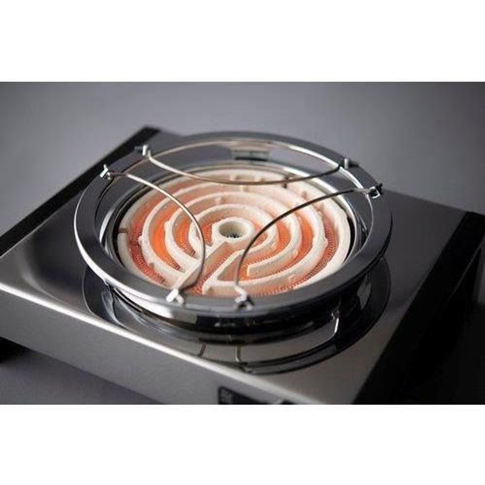 シュアー　電気コンロ　SK‐65V, ステンレス, 幅290&times;奥行220&times;高さ85mm