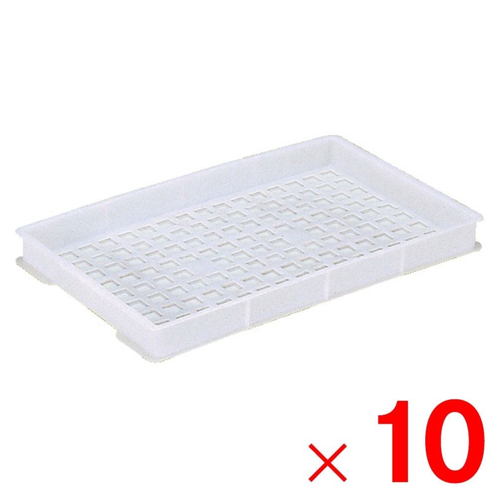 サンコー サンテナー B#12 乳白色 101201-00 &times;10個セット【メーカー直送・代引不可】【法人限定】, 乳白色, 10P