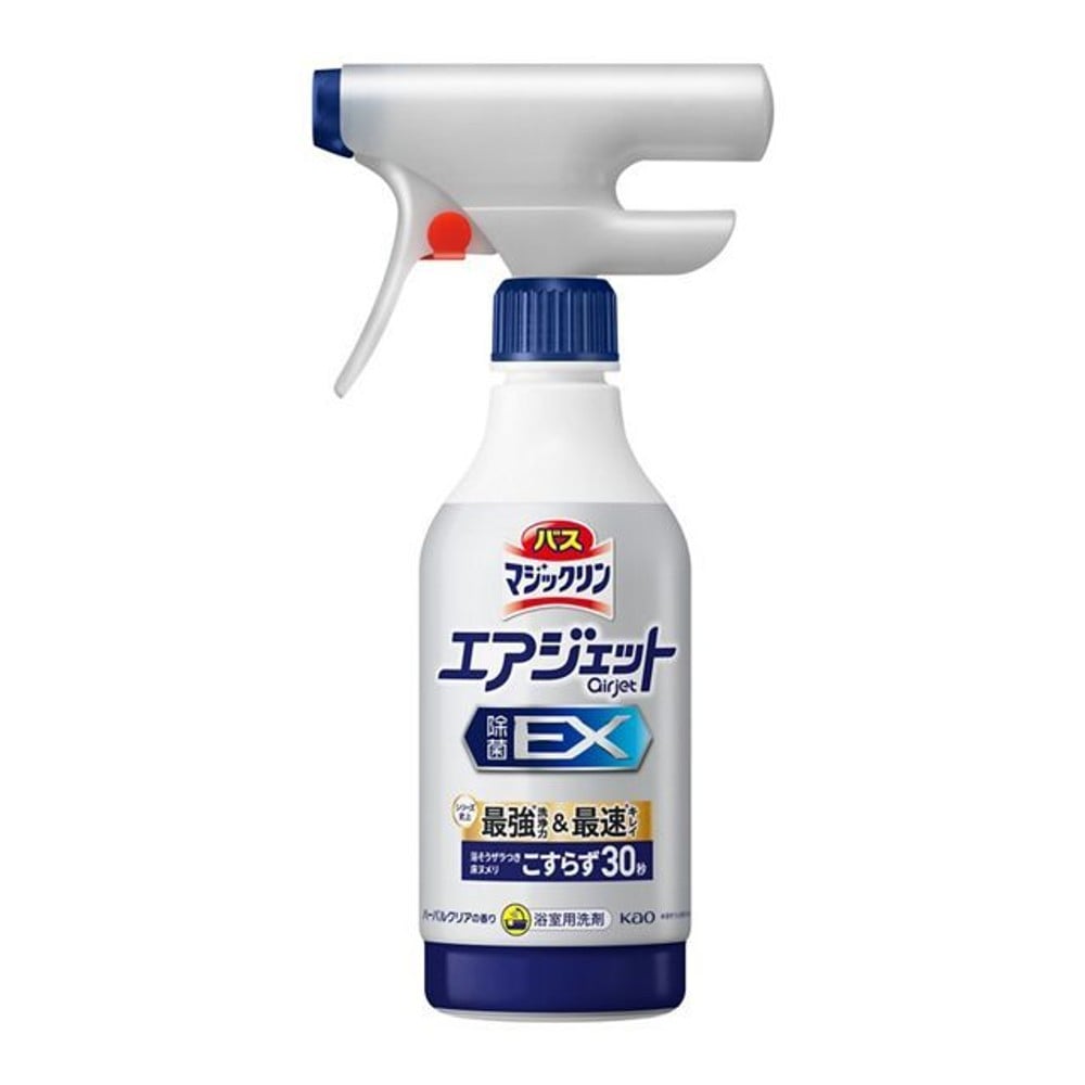 バスマジックリン　エアジェット　除菌ＥＸ　ハーバルクリアの香り　本体　３９０ｍｌ　, ハーバルクリアの香り, 390ml