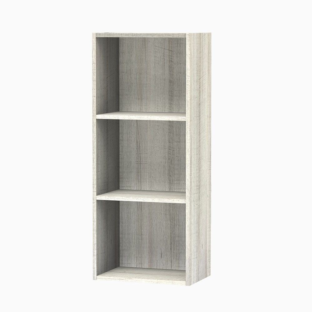 上下連結できるボックス　スタックＡ4, ブラウン, 3段