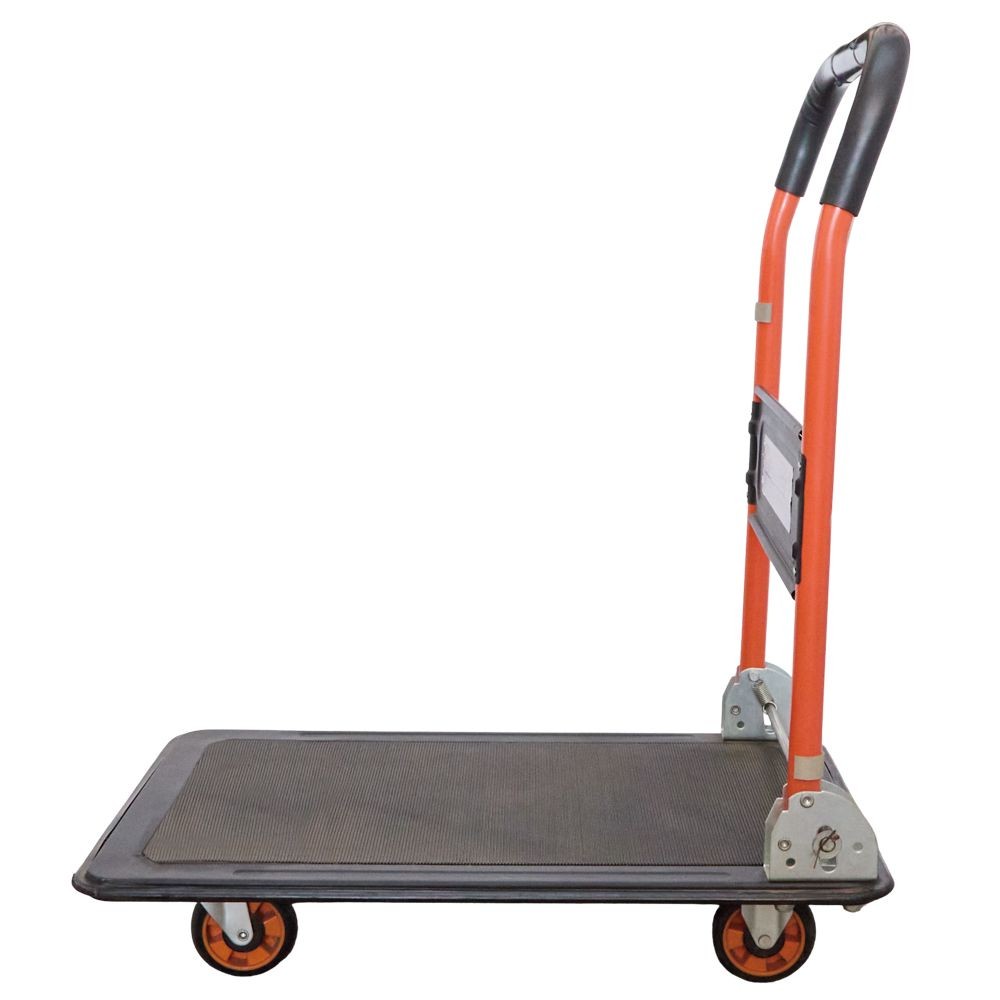 カルシズスチール台車　平均耐荷重150ｋｇ, ブラック, 幅73.5cm&times;奥行47.5cm&times;高さ86cm