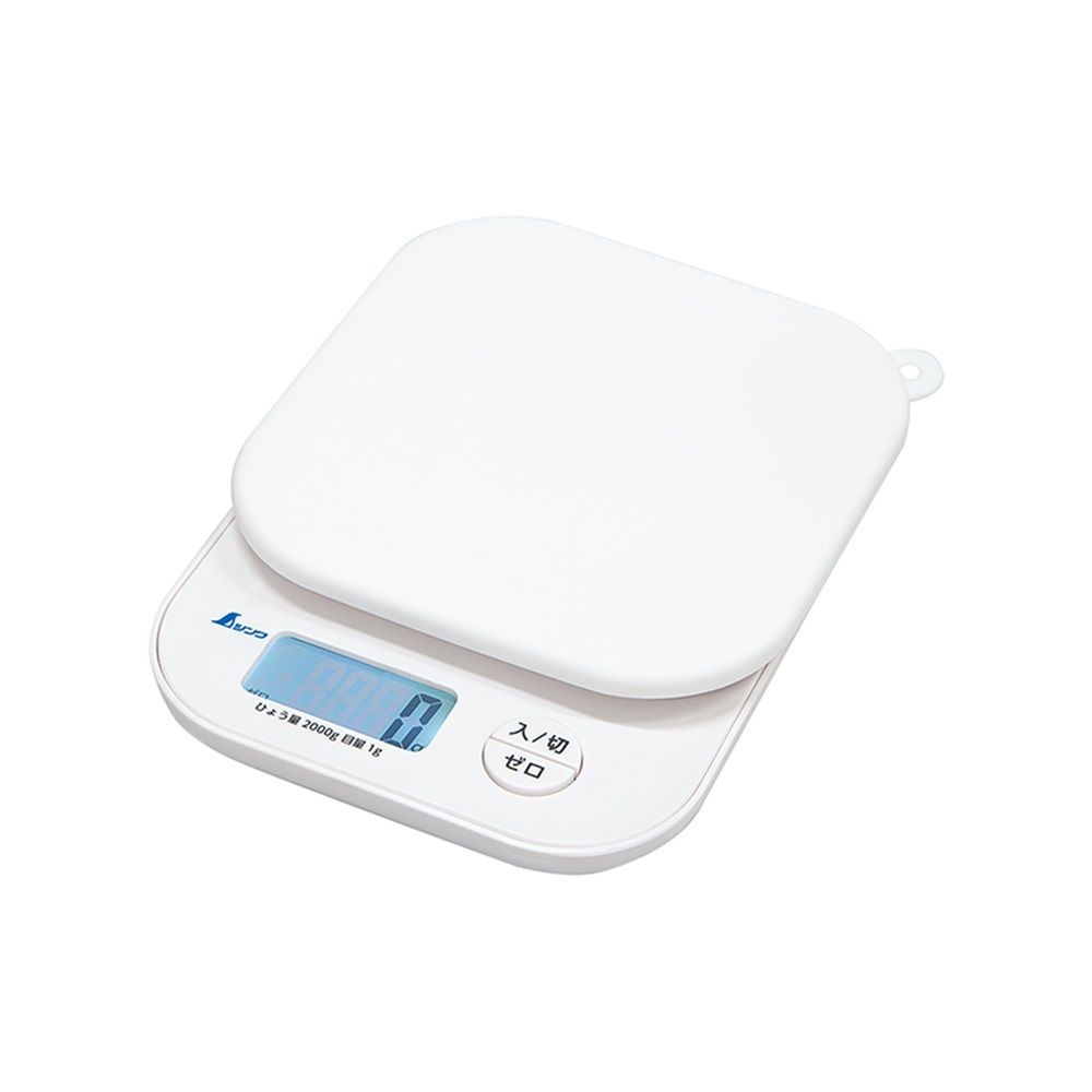 デジタルはかり スモール 2000g シリコンカバー付, 72975, 2000g