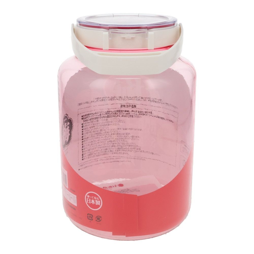 梅干し瓶4．2Ｌ　2ｋｇ用, ピンク, 4.2L