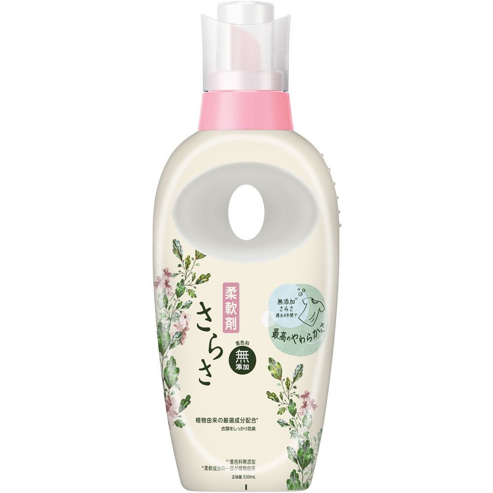 さらさ柔軟剤　本体　５３０ｍｌ, ピュアソープの香り, 530ml