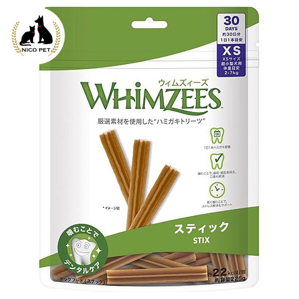 ウィムズィーズ スティックXS 超小型犬(体重2‐7kg) 30個入り, 超小型犬向け, 30個入り