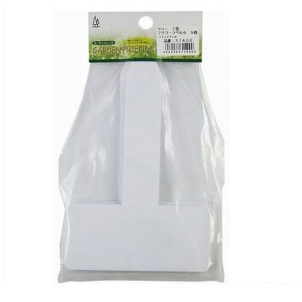 ツリー　T型フラワーラベル　小    12×20cm, ホワイト, -