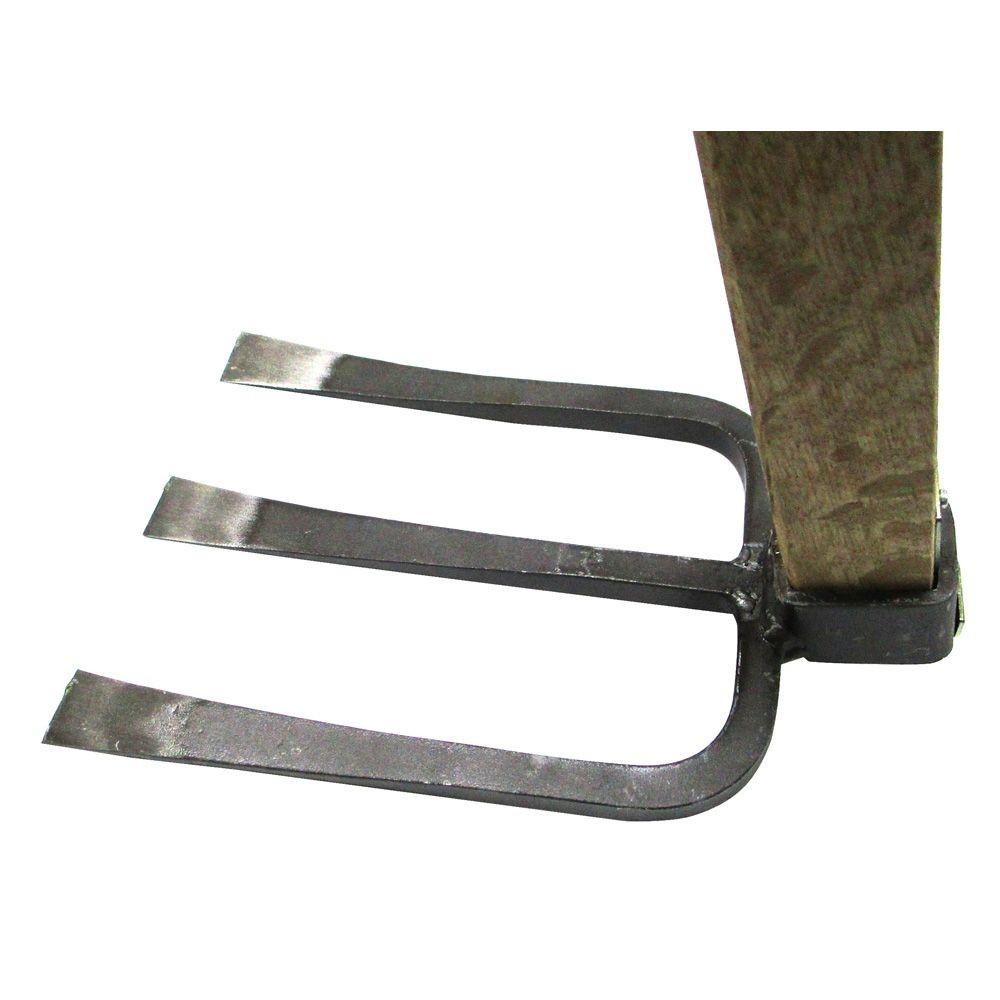 若獅子 木柄三本鍬, 木柄三本鍬, 幅185mm&times;奥行1050mm&times;高さ285mm