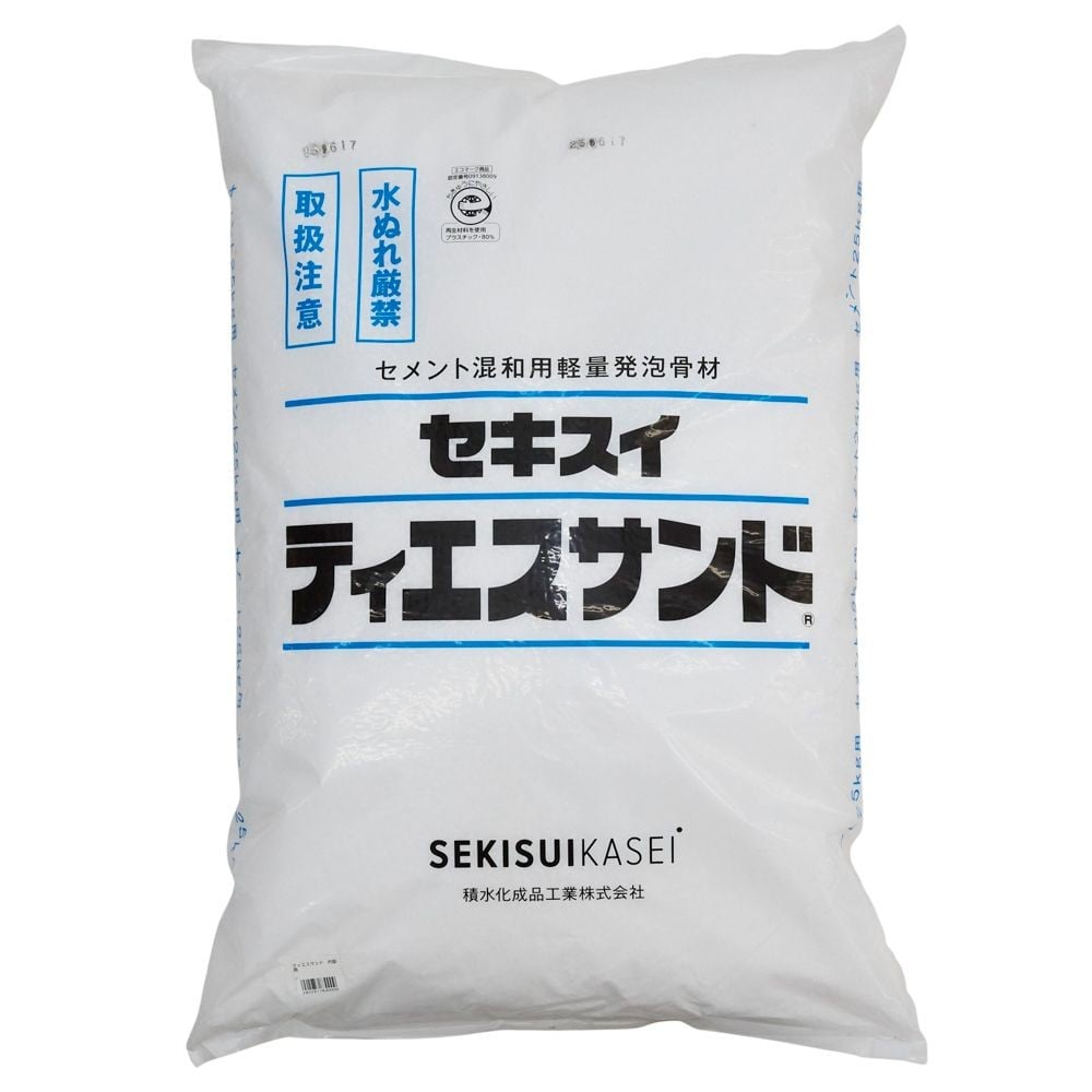 セキスイ　ティエスサンド　セメント25kg用, 白, 1袋
