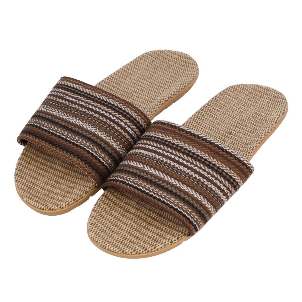 ジュートスリッパ　Ｌ　ブラウン, ブラウン, Lサイズ
