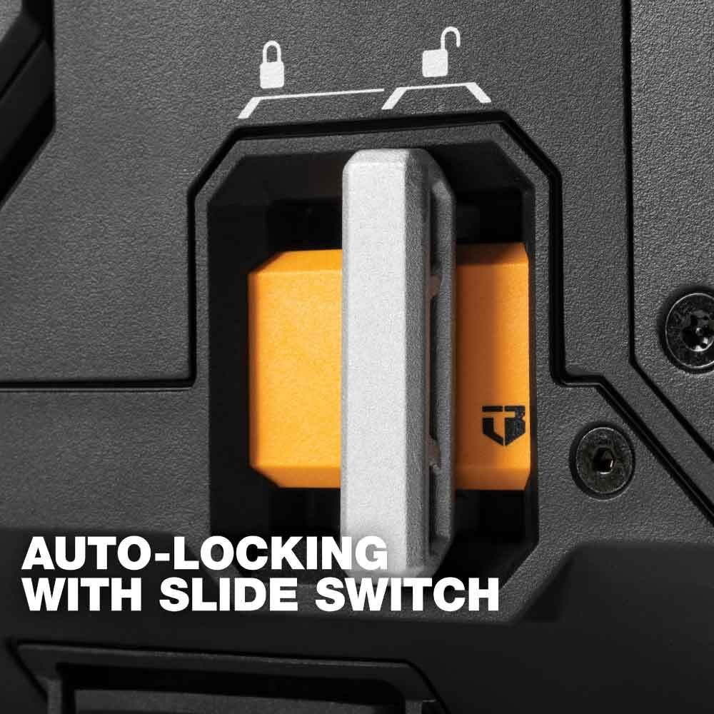 TOUGHBUILT（タフビルト）STACK TECH(スタックテック) 　ツールボックス70　TB-B1-B-70, ブラック, TB-B1-B-70