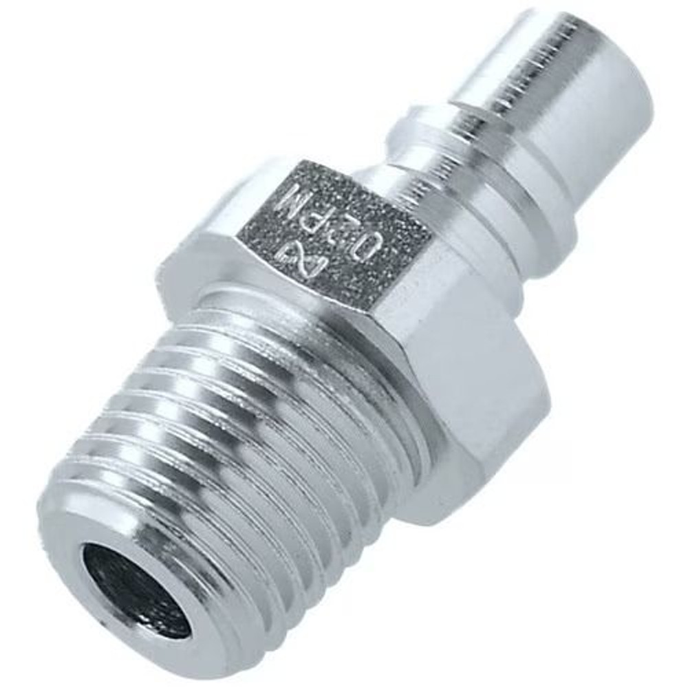 日東工器 スーパーカプラ プラグ 02PM, シルバー, 02PM