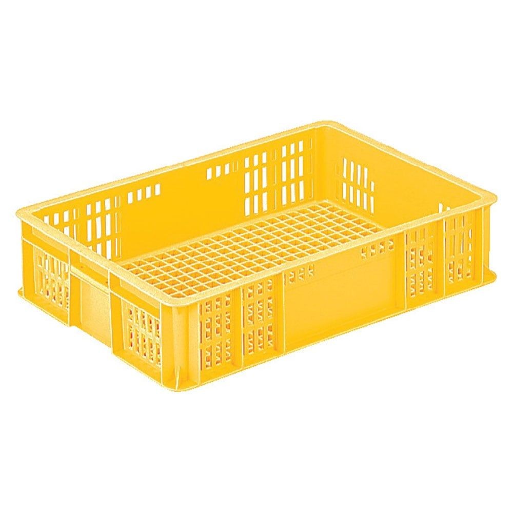 サンコー サンテナー B#23W イエロー 102350-00 ×10個セット【メーカー直送・代引不可】【法人限定】, イエロー, 10P