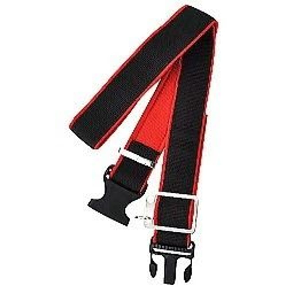 グリーンクロス ソフトベルトワンタッチバックル SO-48R 赤色, 赤色, ワンタッチ式