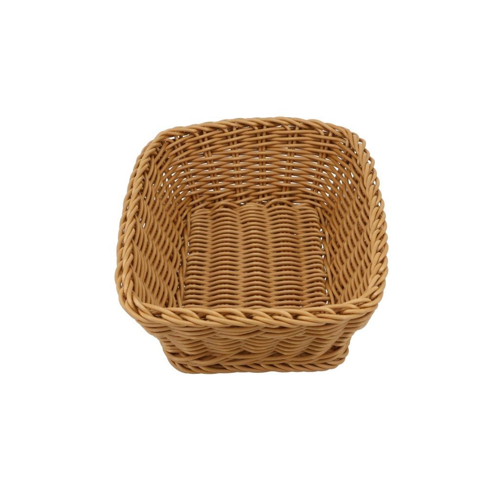 水洗いできるバスケット　レクタングル　Ｍ, ホワイト, Mサイズ