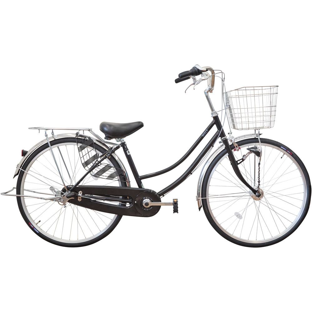 ２６インチ軽快車 内装3段変速　モルト, ブラック, 26インチ 内装3段